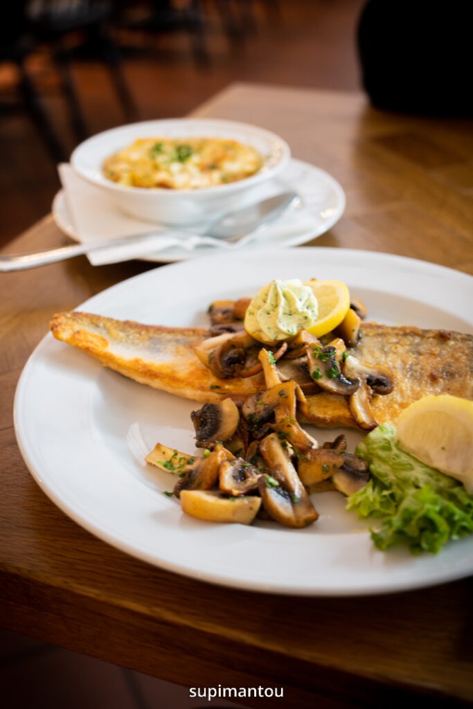 Zanderfilet mit Champignons